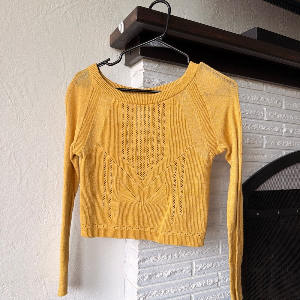 Free People Sweater mustard Yellow XS